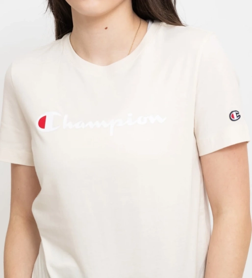 Футболка crewneck t-shirt 117366-YS137 Champion L Розовий 117366-YS137 фото 3 — інтернет-магазин Tapok