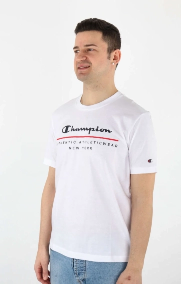 Футболка crewneck t-shirt 219734-WW001 Champion M Белый 219734-WW001 фото 2 — интернет-магазин Tapok