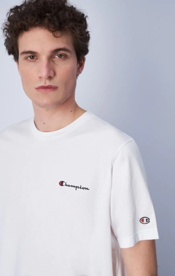 Футболка crewneck t-shirt 219838-WW001 Champion XL Белый 219838-WW001 фото 3 — интернет-магазин Tapok