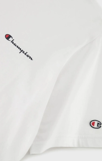 Футболка crewneck t-shirt 219838-WW001 Champion XL Белый 219838-WW001 фото 5 — интернет-магазин Tapok