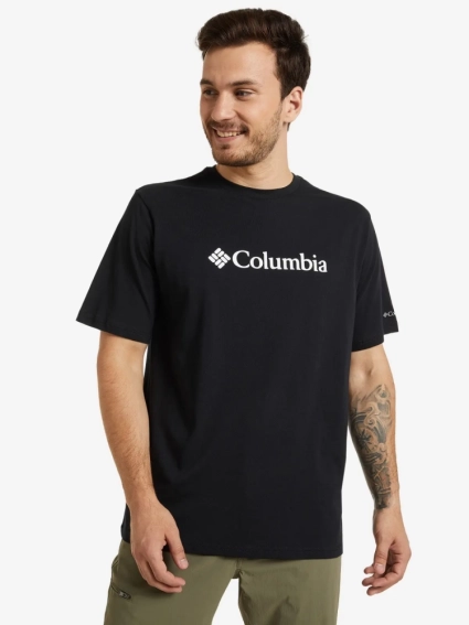 Футболка CSC Basic Logo 1680051CLB-010 Columbia L (50-52) Черный 1680051CLB-010 фото 2 — интернет-магазин Tapok