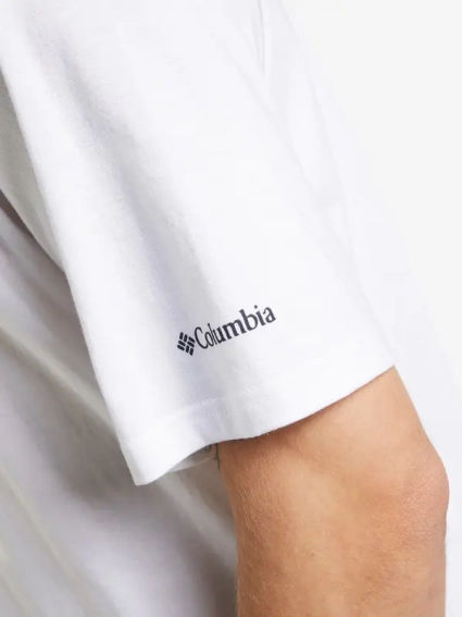 Футболка CSC Basic Logo 1680051CLB-108 Columbia XXL (56) Белый 1680051CLB-108 фото 4 — интернет-магазин Tapok