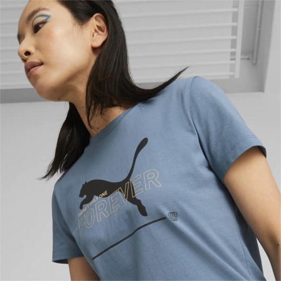Футболка ESS BETTER Tee 67330117 Puma XS Голубой 67330117 фото 3 — интернет-магазин Tapok