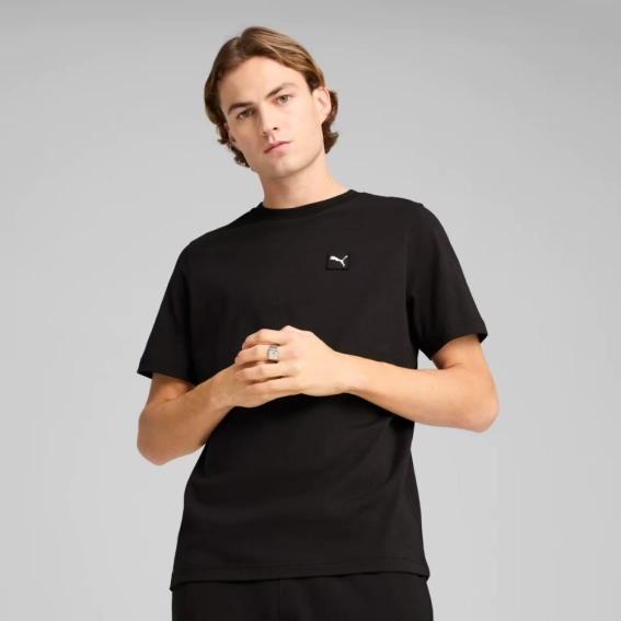 Футболка ESS ELEVATED Tee 68472601 Puma 3XL Чорний 68472601 фото 1 — інтернет-магазин Tapok