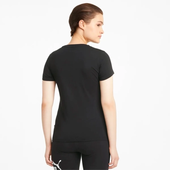 Футболка ESS Logo Tee 58677401 Puma S Черный 58677401 фото 2 — интернет-магазин Tapok