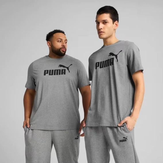 Футболка ESS No. 1 Logo Tee 68253203 Puma L Сірий 68253203 фото 1 — інтернет-магазин Tapok