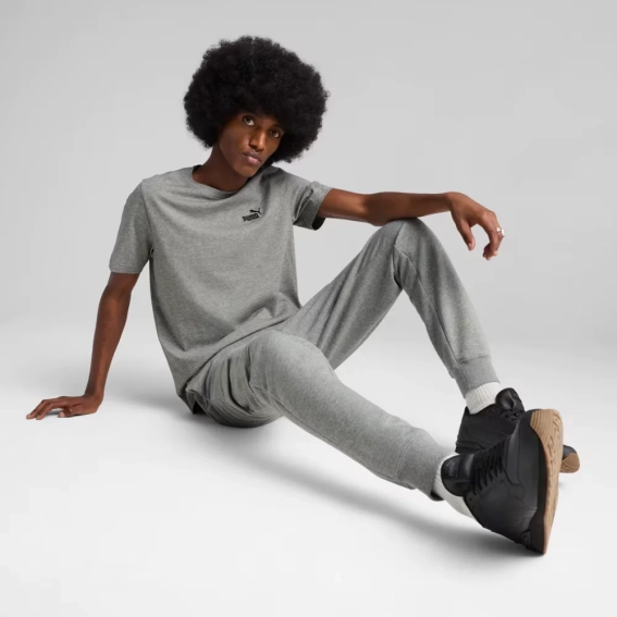 Футболка ESS Small No. 1 Logo Tee 68253403 Puma L Сірий 68253403 фото 3 — інтернет-магазин Tapok