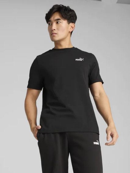 Футболка ESS TAPE Tee 68467401 Puma 3XL Чорний 68467401 фото 1 — інтернет-магазин Tapok