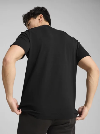 Футболка ESS TAPE Tee 68467401 Puma 3XL Чорний 68467401 фото 2 — інтернет-магазин Tapok