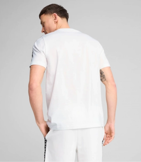 Футболка ESS TAPE Tee 68467402 Puma L Білий 68467402 фото 2 — інтернет-магазин Tapok