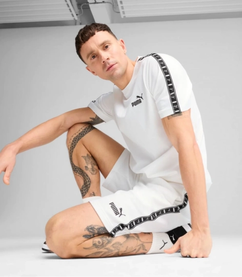 Футболка ESS TAPE Tee 68467402 Puma L Білий 68467402 фото 3 — інтернет-магазин Tapok