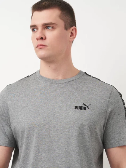 Футболка ESS TAPE Tee 68467403 Puma 3XL Серый 68467403 фото 4 — интернет-магазин Tapok