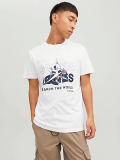 Футболка JCOHUNT TEE SS CREW NECK LN 12228391-White Jack&Jones L Білий 12228391-White