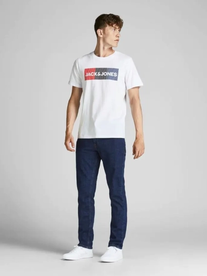 Футболка JJECORP LOGO TEE SS O-NECK  3PK MP 12191762-Navy Blazer-Pack: Navy Blazer (PLAY) Jack&Jones 12191762-Navy Blazer-Pack фото 2 — інтернет-магазин Tapok