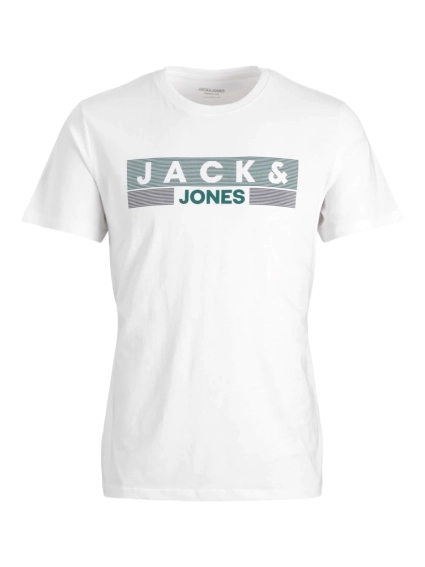 Футболка JJECORP LOGO TEE SS O-NECK NOOS 12151955-Bright White-Detail:Play 4 Jack&Jones L Білий 12151955-Bright White-Det фото 1 — інтернет-магазин Tapok