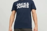 Футболка JJECORP LOGO TEE SS O-NECK NOOS 12151955-Navy Blazer-Detail:Play 4 Jack&Jones L Темно-синій 12151955-Navy Blazer-Deta Фото 1