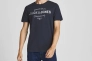 Футболка JJEJEANS TEE SS O-NECK 12199540-Navy Blazer Jack&Jones L Темно-синій 12199540-Navy Blazer Фото 1