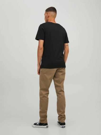 Футболка JJEJEANS TEE SS O-NECK NOOS 22/23 12210949-Black Jack&Jones M Чорний 12210949-Black фото 2 — інтернет-магазин Tapok