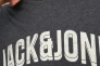 Футболка JJEJEANS TEE SS O-NECK NOOS 22/23 12210949-Dark Grey Melange-Detail:MELANGE Jack&Jones M Те 12210949-Dark Grey Melang Фото 3