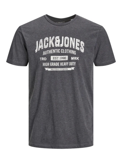 Футболка JJEJEANS TEE SS O-NECK NOOS 22/23 12210949-Dark Grey Melange-Detail:MELANGE Jack&Jones M Те 12210949-Dark Grey Melang фото 5 — інтернет-магазин Tapok