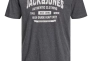 Футболка JJEJEANS TEE SS O-NECK NOOS 22/23 12210949-Dark Grey Melange-Detail:MELANGE Jack&Jones M Те 12210949-Dark Grey Melang Фото 5