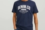 Футболка JJEJEANS TEE SS O-NECK NOOS 22/23 12210949-Navy Blazer Jack&amp;Jones L Темно-синий 12210949-Navy Blazer Фото 1