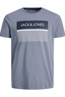 Футболка JJTRAVIS TEE SS CREW NECK 12221009-Flint Stone Jack&Jones L Синій 12221009-Flint Stone