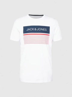 Футболка JJTRAVIS TEE SS CREW NECK 12221009-White Jack&Jones L Білий 12221009-White