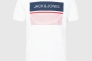 Футболка JJTRAVIS TEE SS CREW NECK 12221009-White Jack&Jones L Білий 12221009-White Фото 1