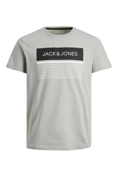Футболка JJTRAVIS TEE SS CREW NECK 12221009-Wrought Iron Jack&amp;Jones L Серый 12221009-Wrought Iron фото 1 — интернет-магазин Tapok