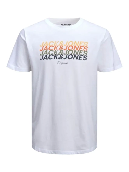 Футболка JORBRADY TEE SS CREW NECK SN 12205503-Bright White-Fit:STD/SOLID Jack&Jones S Білий 12205503-Bright White-Fit фото 5 — інтернет-магазин Tapok