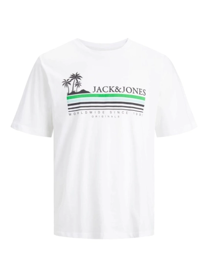 Футболка JORCODY SUMMER TEE SS CREW NECK 12235154-Bright White Jack&amp;Jones L Белый 12235154-Bright White фото 5 — интернет-магазин Tapok