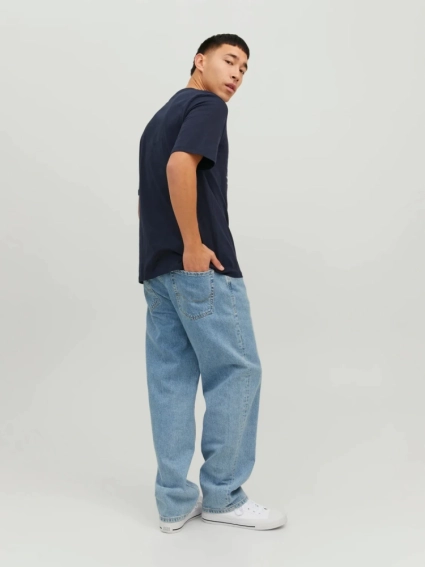 Футболка JORCODY SUMMER TEE SS CREW NECK 12235154-Navy Blazer Jack&amp;Jones L Темно-синий 12235154-Navy Blazer фото 2 — интернет-магазин Tapok