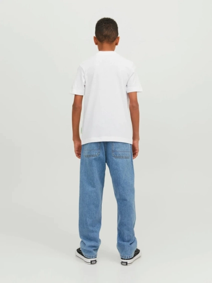 Футболка JORPALMA BRANDING TEE SS CREW NECK JNR 12235498-Bright White Jack&amp;Jones 140 Белый 12235498-Bright White-Pri фото 2 — интернет-магазин Tapok