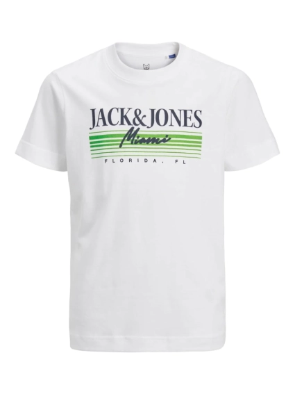 Футболка JORPALMA BRANDING TEE SS CREW NECK JNR 12235498-Bright White Jack&amp;Jones 140 Белый 12235498-Bright White-Pri фото 5 — интернет-магазин Tapok