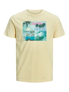 Футболка JORSUITE TEE SS CREW NECK 12171675 Flan Jack&Jones XL Жовтий 12171675Flan