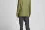 Футболка JORWORLDS TEE LS CREW NECK 12196539-Martini Olive-Fit:RELAXED Jack&Jones L Зелений 12196539-Martini Olive-Fi Фото 2