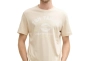 Футболка LOGO TEE MEN&#39;S T-SHIRT 1037735-10336 Tom Tailor L Бежевый 1037735-10336 Фото 1