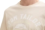 Футболка LOGO TEE MEN&#39;S T-SHIRT 1037735-10336 Tom Tailor L Бежевый 1037735-10336 Фото 3