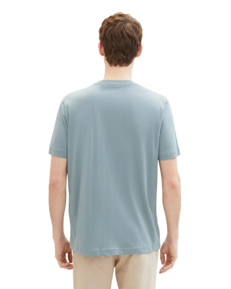 Футболка LOGO TEE MEN&#39;S T-SHIRT 1037735-27475 Tom Tailor L Серый 1037735-27475 фото 2 — интернет-магазин Tapok
