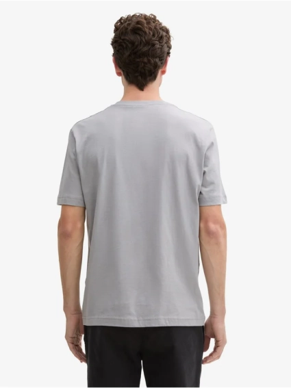 Футболка LOGO TEE MEN&#39;S T-SHIRT 1037735-32917 Tom Tailor L Серый 1037735-32917 фото 2 — интернет-магазин Tapok
