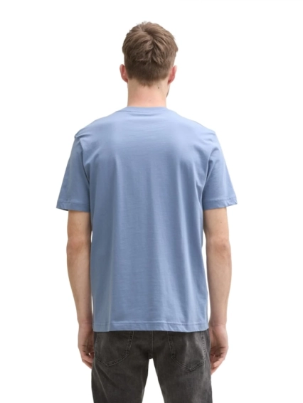 Футболка LOGO TEE MEN&#39;S T-SHIRT 1037735-37533 Tom Tailor L Голубой 1037735-37533 фото 2 — интернет-магазин Tapok