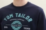Футболка LOGO TEE MEN'S T-SHIRT 1037735ХХ10302 Tom Tailor L Темно-синій 1037735ХХ10302 Фото 4