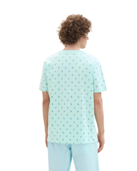 Футболка Men&#39;s DENIM T-shirt 1042069ХХ35504 Tom Tailor L Голубой 1042069ХХ35504 фото 2 — интернет-магазин Tapok