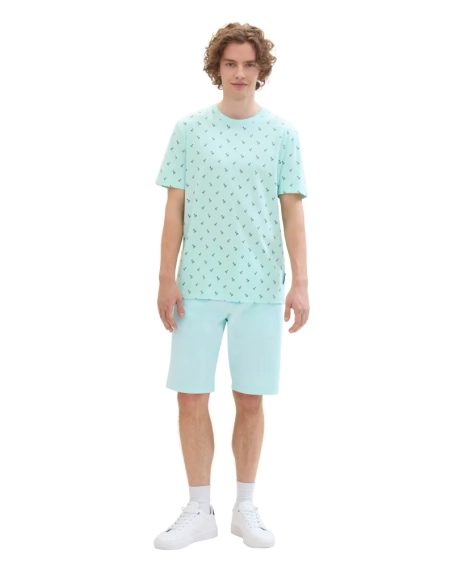 Футболка Men&#39;s DENIM T-shirt 1042069ХХ35504 Tom Tailor L Голубой 1042069ХХ35504 фото 4 — интернет-магазин Tapok