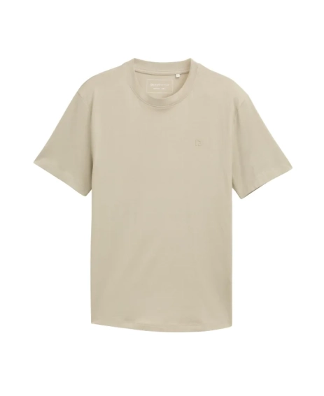 Футболка Men&#39;s Denim Slim Fit T-Shirt 1037655-35723 Tom Tailor L Бежевый 1037655-35723 фото 4 — интернет-магазин Tapok