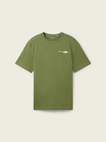 Футболка Men's Short Sleeve Shirt 1040821-21586 Tom Tailor L Зелений 1040821-21586 фото 5 — інтернет-магазин Tapok