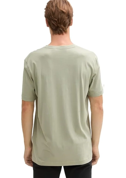 Футболка Men&#39;s T-Shirt 1044032-15615 Tom Tailor L Фисташковая 1044032-15615 фото 2 — интернет-магазин Tapok