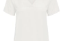 Футболка ONLAVA S/S V-NECK MIX WOVEN TOP JRS 15224916 Cloud Dancer ONLY S Білий 15224916CloudDancer Фото 1