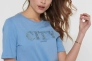 Футболка ONLBINA LIFE BOXY S/S BOX TOP JRS 15226031 Allure ONLY S Голубой 15226031Allure Фото 4